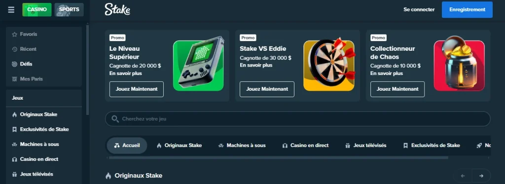 stake casino online