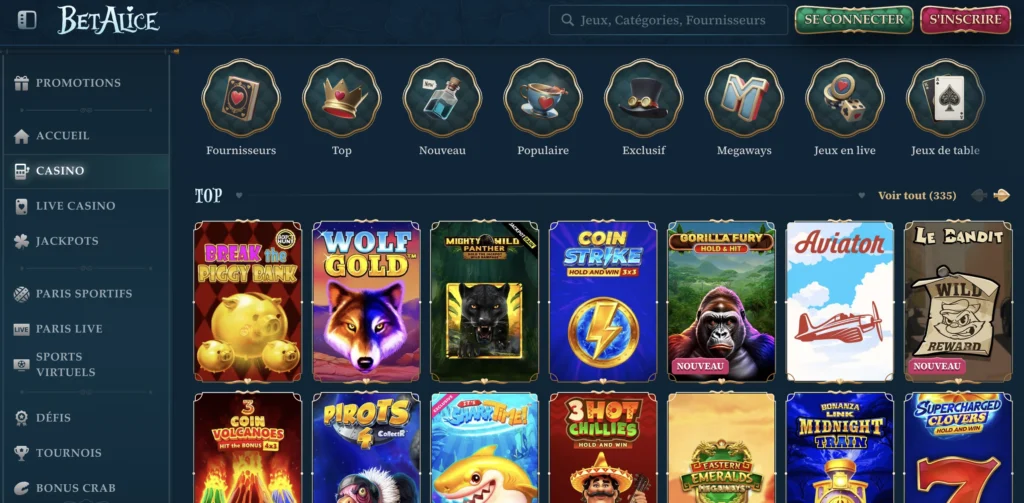 betalice casino jeux