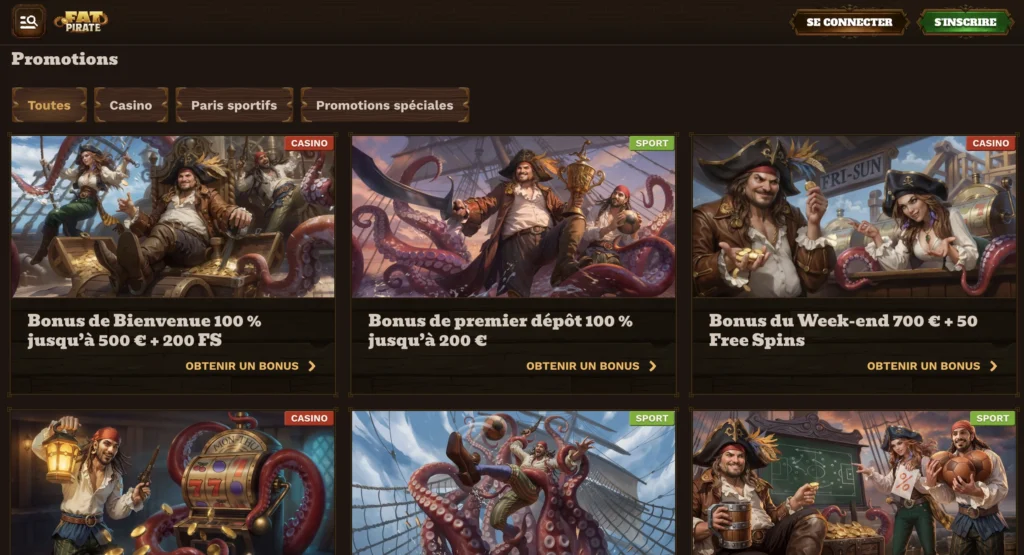 fatpirate casino bonus
