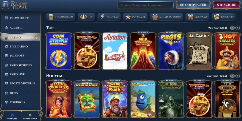 rich royal casino jeux rich royal casino jeux