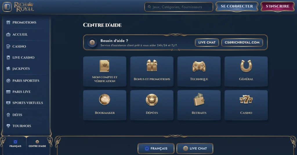 rich royal casino soutien rich royal casino soutien