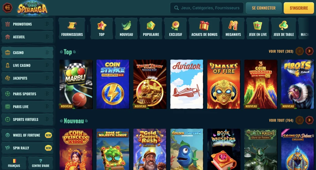 spinanga casino jeux spinanga casino jeux