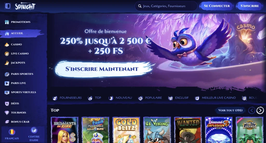 spinight casino en ligne crypto monnaie spinight casino