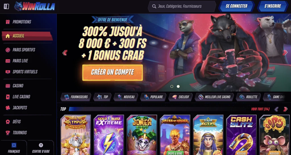 winrolla casino français crypto winrolla casino